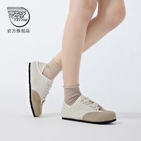 百亿补贴：Feiyue. 飞跃 Feiyue/飞跃勃肯鞋女复古2024平底单鞋可踩脚经典低帮懒人帆布鞋