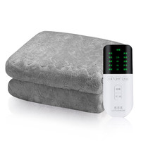 依思莲全线路保护双控双温电热毯（长毛绒）TT150×180-1X LOTUSB-13（180*150cm）