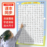 智迪星 识字挂图小学生1-3年级识字儿童认字生字汉字表节日生日礼物（全套6张）