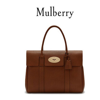 Mulberry 玛珀利 Bayswater系列 女士手提包 HH6601/213A100 褐色 大号