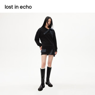 lost in echo 女士高筒靴 L87ASB405 黑色 36