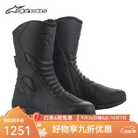 Alpinestars ORIGIN a星摩托车骑行鞋防水四季中长骑行靴短途摩旅靴拉力靴 黑色 40