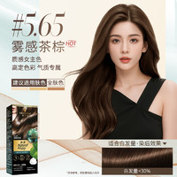 Schwarzkopf 施华蔻 怡然一键按压式泡泡染发乳 #5.65雾感茶棕 0.158kg