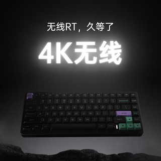 AESCO A67  67键 双模有线/2.4G机械键盘 缎黑 波普轴Pro RGB