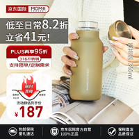 MOMOCONCEPT 牛奶瓶女便携送礼车载带茶隔保温杯秋冬情侣316不锈钢360mL