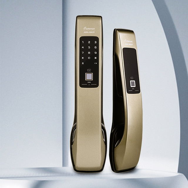 Gateman 盖德曼 B360 指纹家用智能锁 304锁体 香槟金