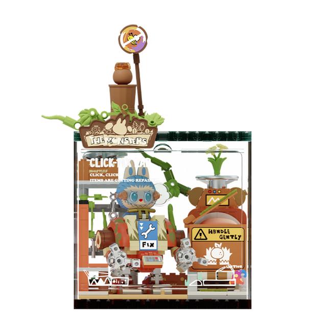 POP MART 泡泡玛特The Monsters 森林秘密基地系列P10003 咔嚓维修