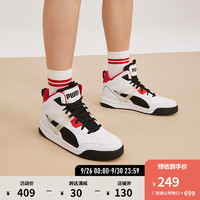 PUMA 彪马 Backcourt 中性休闲运动鞋 374139-01 白色/黑色/鲜红色/银色