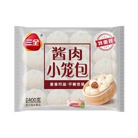 三全 中式早餐 发面酱肉小笼包400g