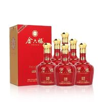 百亿补贴：金六福 铭酿陆号 50.8度 兼香型白酒 500ml*6瓶整箱装 喜庆送礼