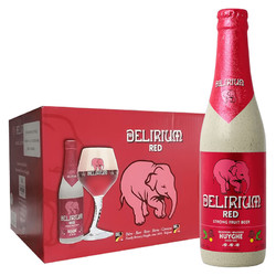 DELIRIUM 粉象 给劲樱桃 精酿果啤 330ml*24瓶