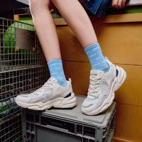 SKECHERS 斯凯奇 女鞋女士老爹鞋时尚运动休闲鞋女熊猫鞋踏浪系列秋季