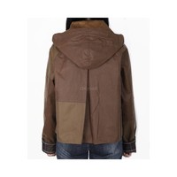 Barbour 巴伯尔 韩国直邮Barbour x GANNI联名 打蜡夹克外套短款女 LWX1386 SN91