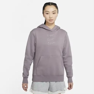 百亿补贴：NIKE 耐克 女装正品洋气三钩简约韩版运动服潮套头衫卫衣 DH1412-580