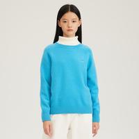 【圆领毛衣】衣恋毛衣女纯色圆领套头短款秋冬季简约针织衫