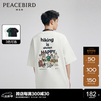 PEACEBIRD 太平鸟 男士短袖T恤 ZOLA联名