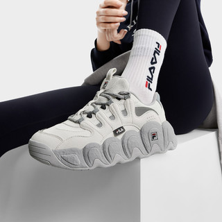 百亿补贴：FILA 斐乐 可颂面包鞋运动鞋24冬老爹鞋男女F12M441102 F12W441102