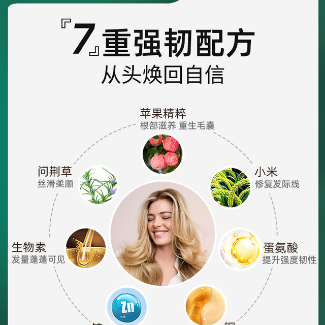 NEW NORDIC 纽诺迪克 NewNordic小银树密发片口服植物萃取高浓生物素滋补营养发根养护