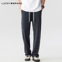 百亿补贴：LUCKY BRAND 2024新款休闲裤男时尚潮流直筒裤潮牌舒适运动裤坠感