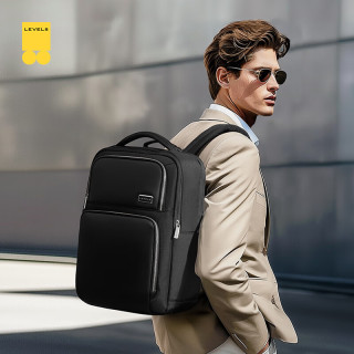 地平线8号 男士商务双肩包探界者15.6英寸笔记本电脑包书包通勤出差旅行背包