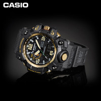 CASIO 卡西欧 大泥王 G-SHOCK 陆地系列 56.1毫米太阳能电波腕表 GWG-1000GB-1A