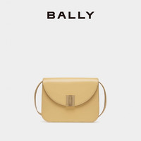 BALLY 巴利 24春夏Ollam奶油色皮革女士斜挎包6308141