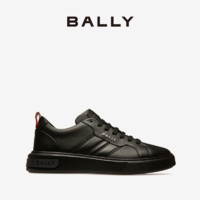 BALLY 巴利 男士黑色皮革运动鞋6300150