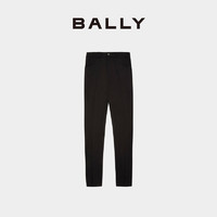 BALLY 巴利 男士黑色休闲直筒西装裤6303346