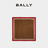 BALLY 巴利 女士棕色真丝拼色丝巾6305412