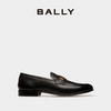 BALLY 巴利 男士黑色SUISSE皮革乐福鞋6304686