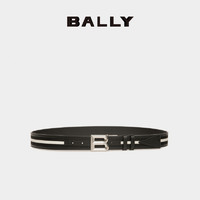 BALLY 巴利 24春夏品牌标志双面设计拼色男士腰带6306666