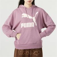 限尺码：PUMA 彪马 连帽卫衣女装上衣运动休闲时尚跑步健身套头衫