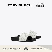 TORY BURCH 厚底休闲拖鞋凉鞋TB 156278 白色 100 7  37.5