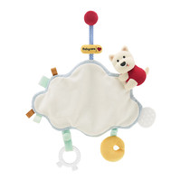 babycare甜梦安抚巾婴儿安抚玩具毛绒玩偶手偶可咬-云朵-西高地高高
