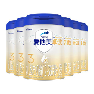 爱他美 卓傲 婴幼儿配方奶粉 3段 800g*6罐