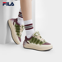 FILA 斐乐 女士低帮休闲板鞋 F12W431212F 夜曲紫/古白色 35.5