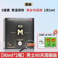 蔓迪 米诺地尔酊 90ml*2瓶/盒 曼迪男性型脱发斑秃米喏地尔酊地尔丁