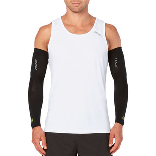 2XU Recoverry Flex系列压缩袖套渐进压缩护臂肘运动健身篮球骑行