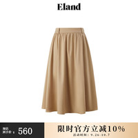 ELAND衣恋半身裙女A版收腰显瘦裙子2024夏季新款