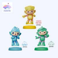 19TH ASIAN GAMES HANGZHOU 2022 杭州亚运会 吉祥物印章摆件小朋友宸宸莲莲琮琮
