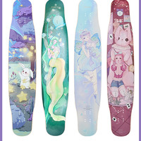 Rebirth Meow Rebirth longboard YI579 滑板 YI星星兔 单独面一张