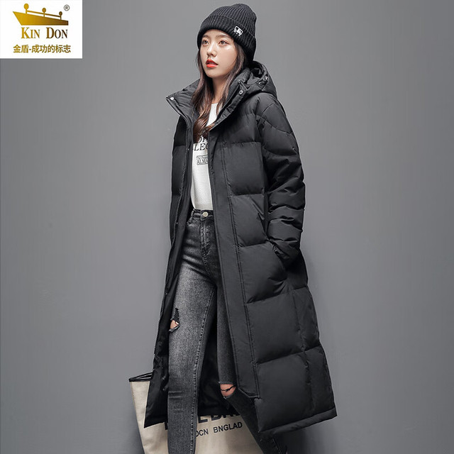 KINDONLOVIN 金盾爱婴 男女款长款90%白鸭绒羽绒服