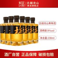 百亿补贴：古越龙山 果酒 9度微醺青梅酒230ml*6瓶 小资洋酒自饮聚会