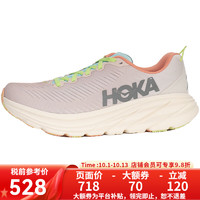 HOKA ONE ONE 男女林康3减震公路跑步鞋Rincon3透气轻便防滑运动鞋 1119396-女款CMV-乳白色/香草色 8