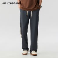 百亿补贴：LUCKY BRAND 2024新款男裤潮流休闲裤百搭运动裤子大码宽松直筒裤