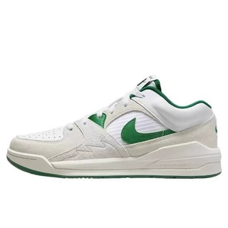 NIKE 耐克 AJ1男鞋白绿复古运动板鞋篮球鞋DX4397-103