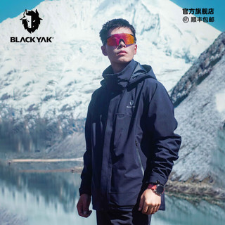 BLACKYAK 布来亚克（黑牦牛） BLACK YAK 布来亚克2024秋新款男女同款隔水三合一夹克FVM525W 黑色 175/92A