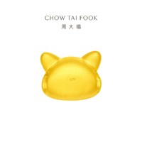 CHOW TAI FOOK 周大福 迪士尼经典系列美美熊足金黄金转运珠吊坠R34179