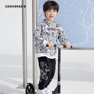 Converse【变形金刚联名】匡威儿童装2024男童连帽卫衣CNVB-PO-G654 纯白色 160/80