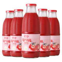 LEUNG CHUN 良珍 100％番茄汁西班牙进口无添加西红柿汁0脂果蔬汁饮料1L×6整箱装